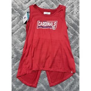 St. Louis Cardinals MLB Heather Red Level Wear Women’s Tank Top Size Large New